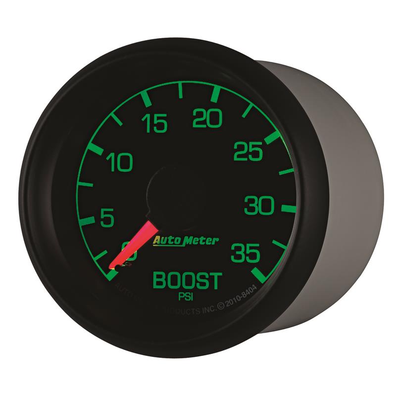 AutoMeter 8404 Factory Match 52.4mm Mechanical 0-35 PSI Boost Gauge for Ford