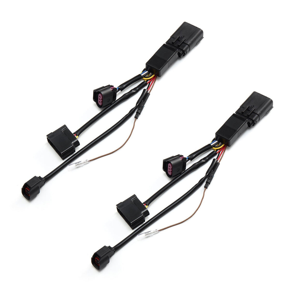AlphaRex 810054 17-19 Ford F250/F350/F450/F550 Stock LED Projector Headlight Converters - Pair