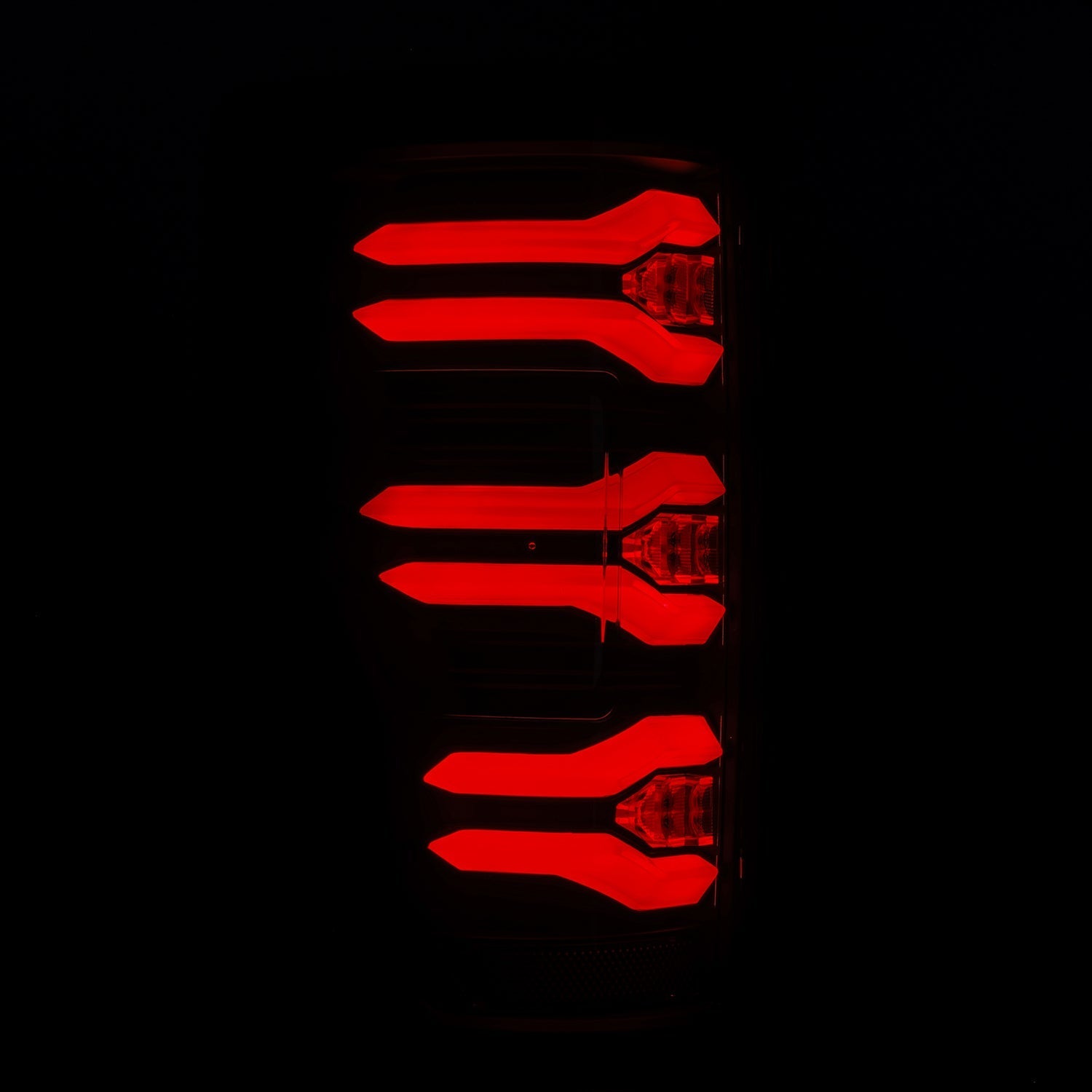 AlphaRex 659091 17-19 Ford F150/F250/F350 LUXX LED Taillights - Black