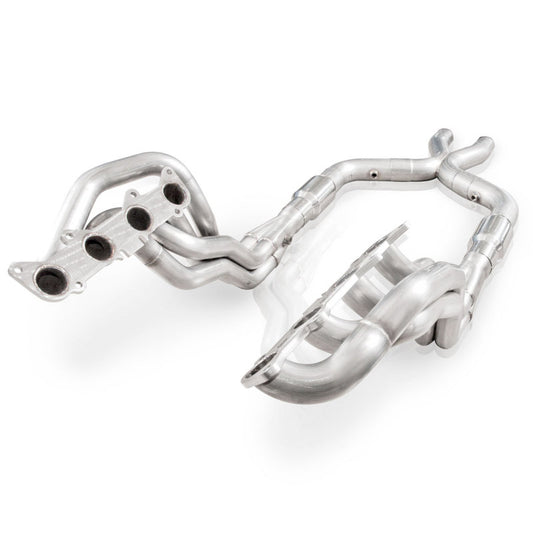 Stainless Works for 2011-2014 Mustang GT Headers High-Flow Cats 3in X-Pipe SM11HCATX
