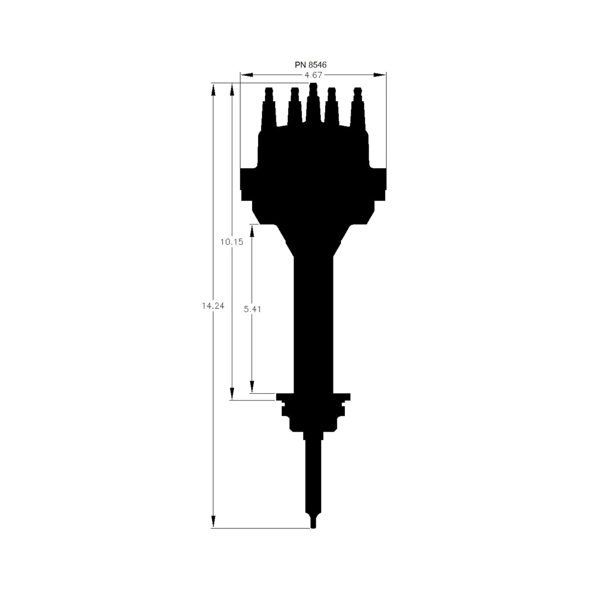 MSD 8546 for Chrysler 426,440 Pro-Billet Distributor