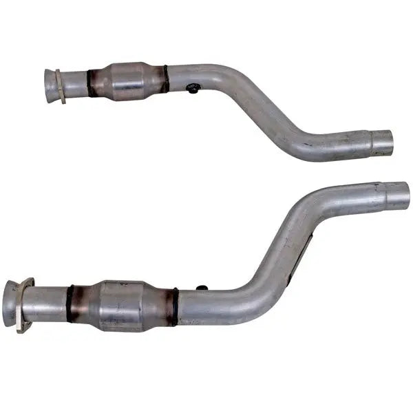 BBK Performance 40551 Short Mid Pipe Kit with High Flow Catalytic Converters (2-1/2 in) for 2006-2010 Dodge Charger / Challenger (3.5L V6)