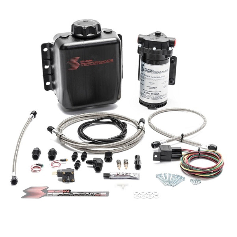 Snow Performance SNO-301-BRD Stage 1 Boost Cooler Water Injection Kit TD (w/SS Braided Line & 4AN Fittings)