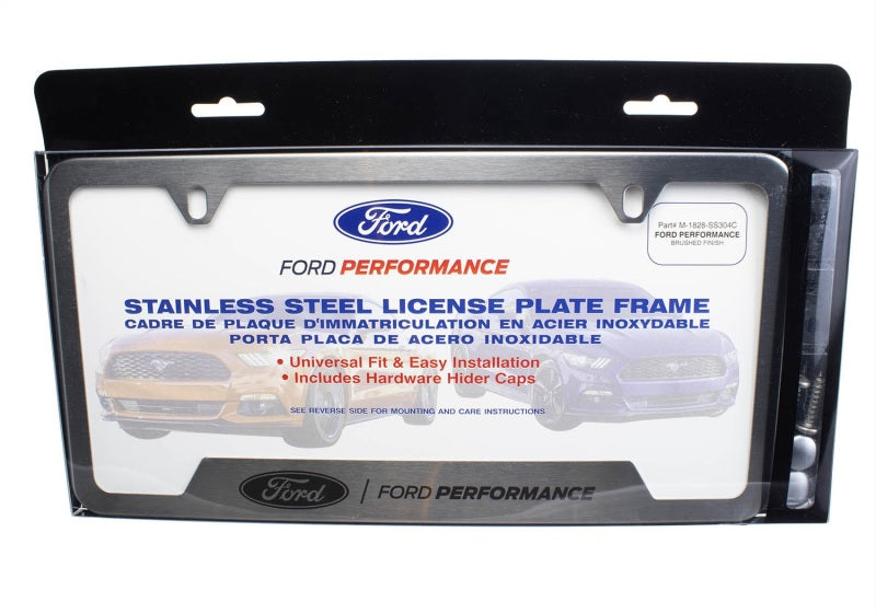 Ford Racing Stainless Steel for Ford Performance License Plate Frame