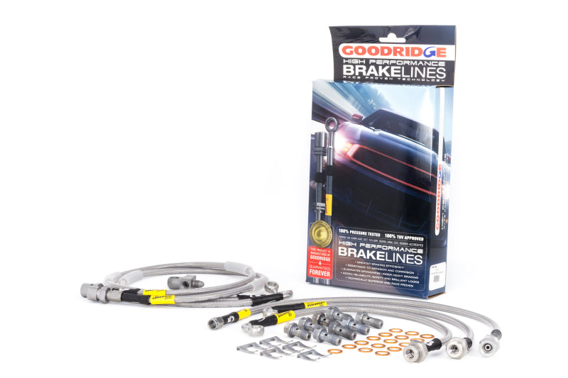 Goodridge 99-03 Chevy Silverado 2WD 2DR Ext Cab w/2W Steering Brake Lines 14181 - Fits Chevrolet