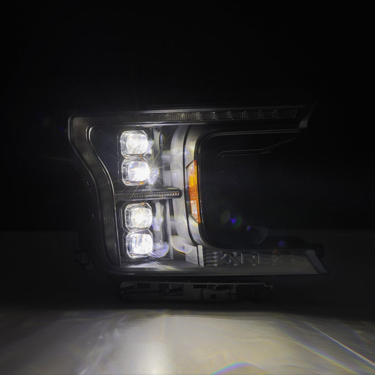 AlphaRex 880248 18-20 Ford F-150 NOVA LED Projector Headlight Black (14th Gen G2 Style)