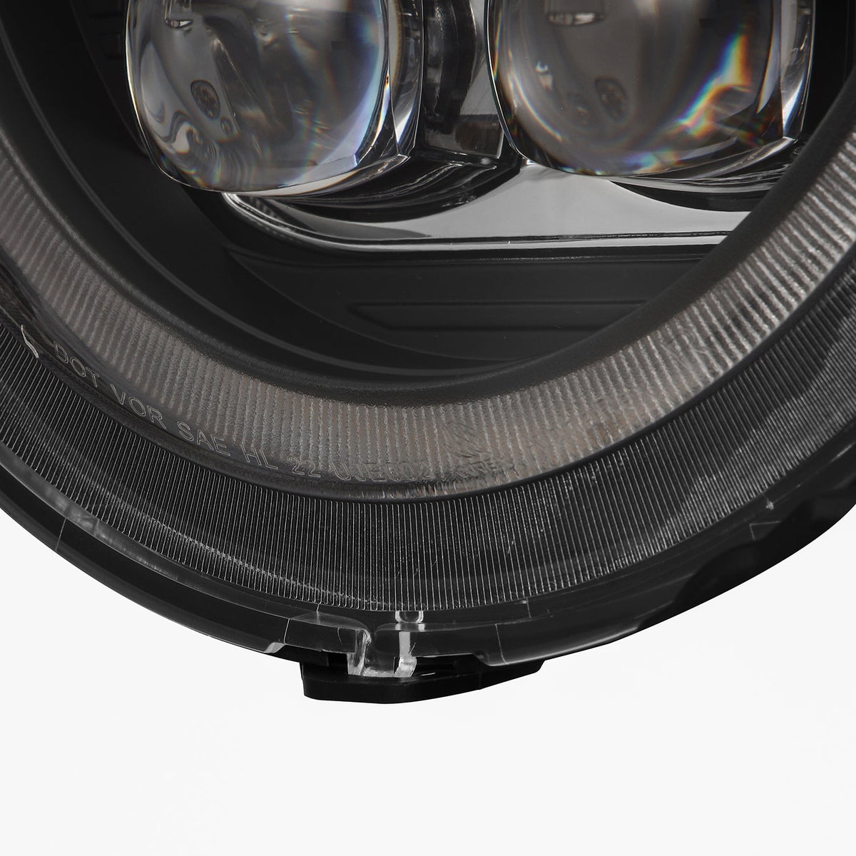 AlphaRex 880868 18-23 Jeep Wrangler JL/Gladiator JT LED Projector Headlights Black with Activation Light/Sequential Signal/DRL