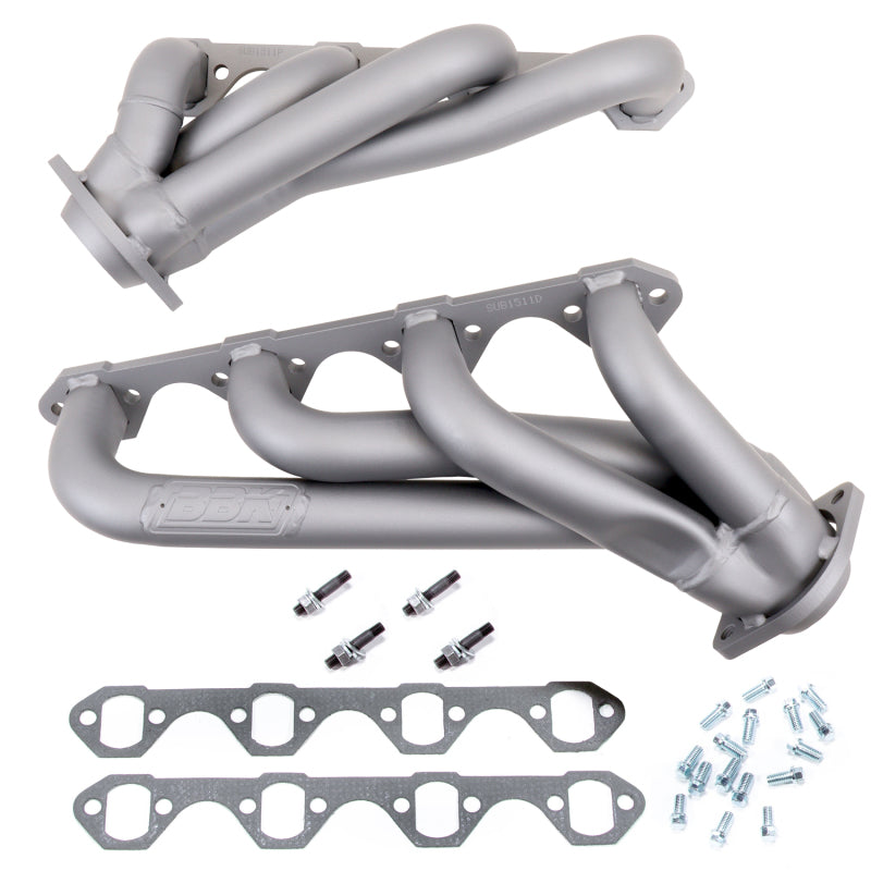 BBK Performance 1511 351W Swap Shorty Unequal Length Headers for Fox Ford Mustang 351W Swap