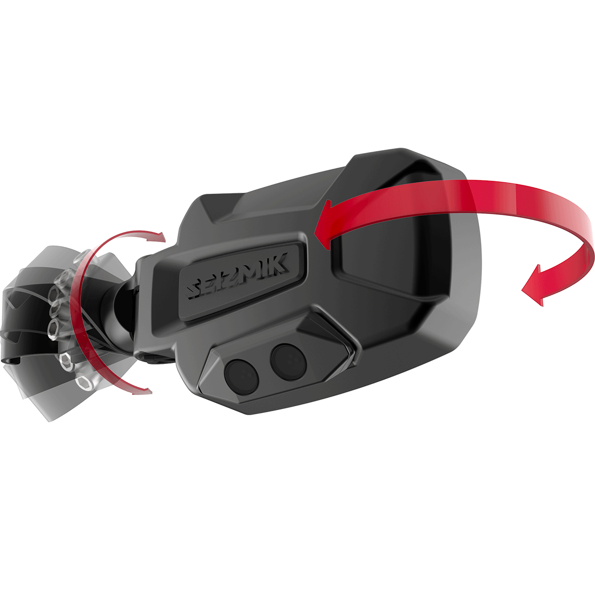 Seizmik 13+ Can Am/Polaris Pursuit Night Vision LED Sideview Mirror - Pro-fit Clamp Pair 56-18088KIT