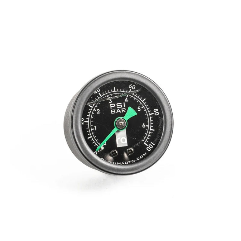 Radium Fuel Pressure Gauge, 0-100 PSI, With -8AN Adapter - #20-0075