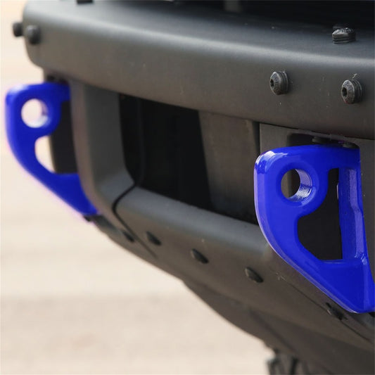 Ford Racing for 2021-2026 Bronco Front Bumper Tow Hooks - Blue (Pair)