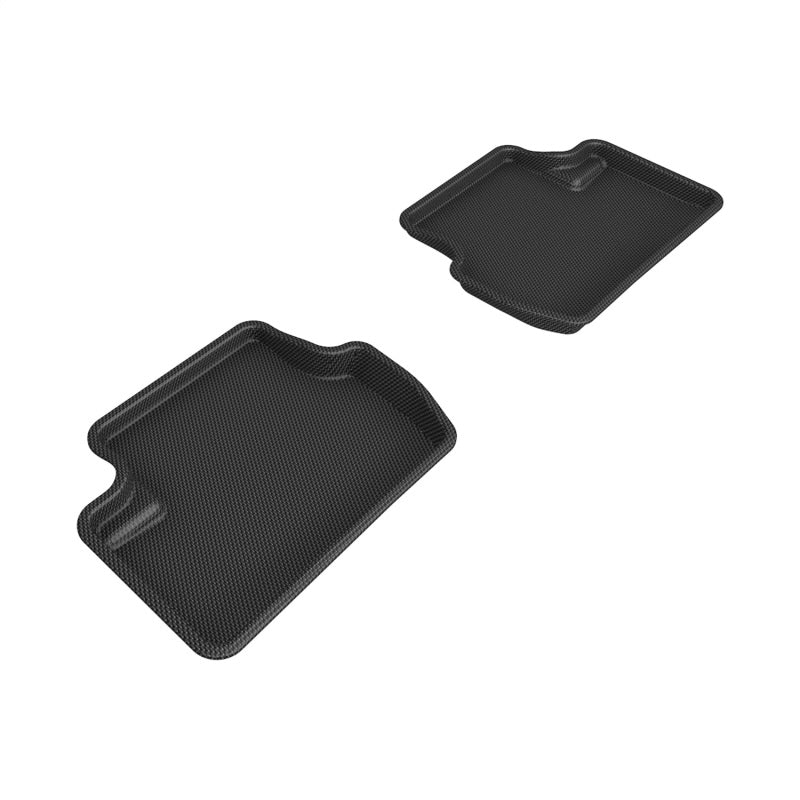 3D MAXpider Kagu Rear Floor Mats for 2020-2021 Tesla Model S