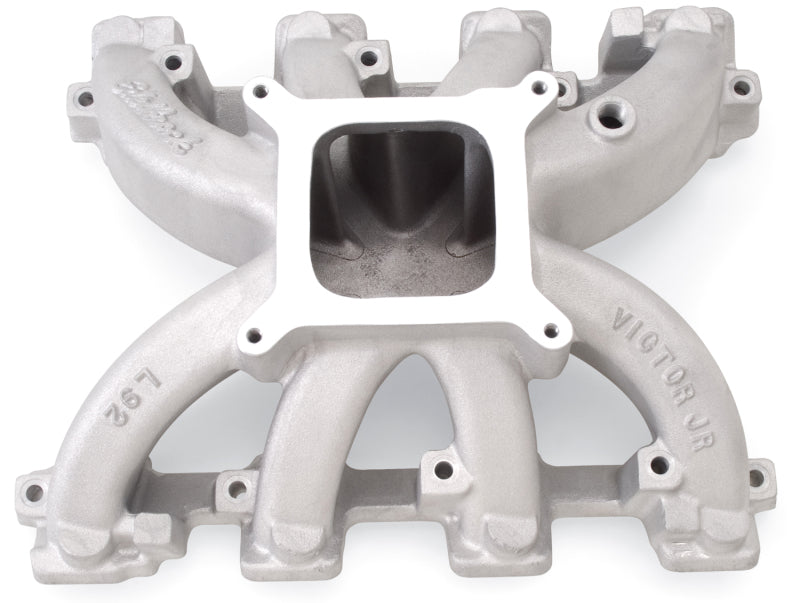 Edelbrock 28457 Manifold Victor Jr GM Gen IV* L92 Carbureted Applications (*Corrected-Mc)