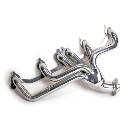 BBK Performance 40520 Shorty Tuned Length Header Silver Ceramic for 1991-1999 Jeep Cherokee / Grand Cherokee / Wrangler (4.0L)