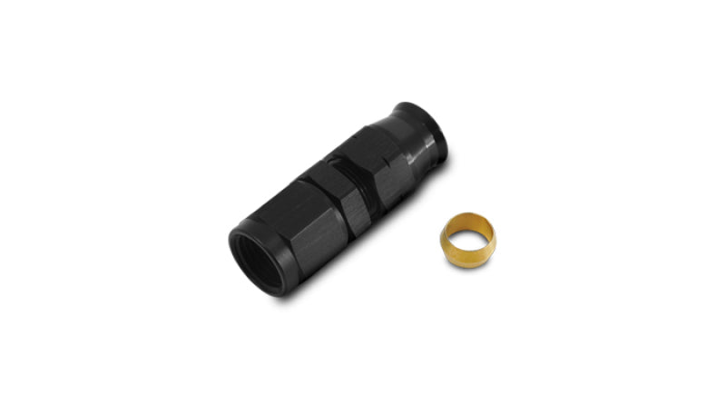 Vibrant -4AN Female to 1/4in Tube Adapter Fittings (w/Brass Olive Insert)