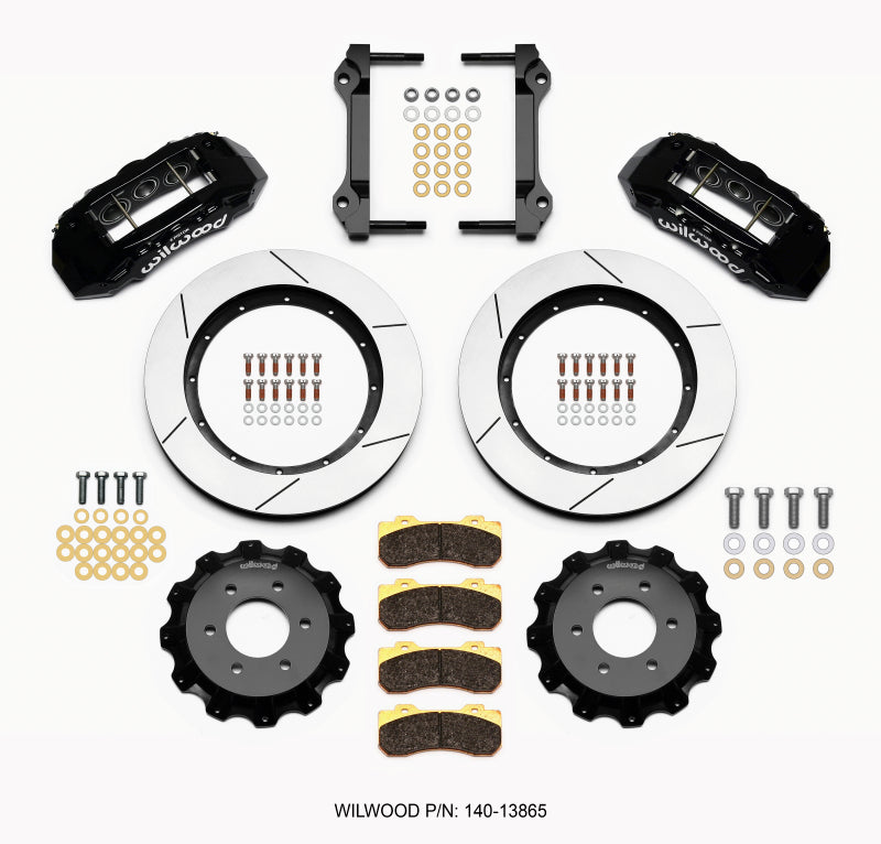 Wilwood TX6R Front Kit 15.50in Black 2010-Up Ford F150 (6 lug) - #140-13865