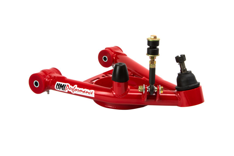 UMI Performance 3031-R Front Lower A-Arms Polyurethane Red for 1978-1988 G-Body