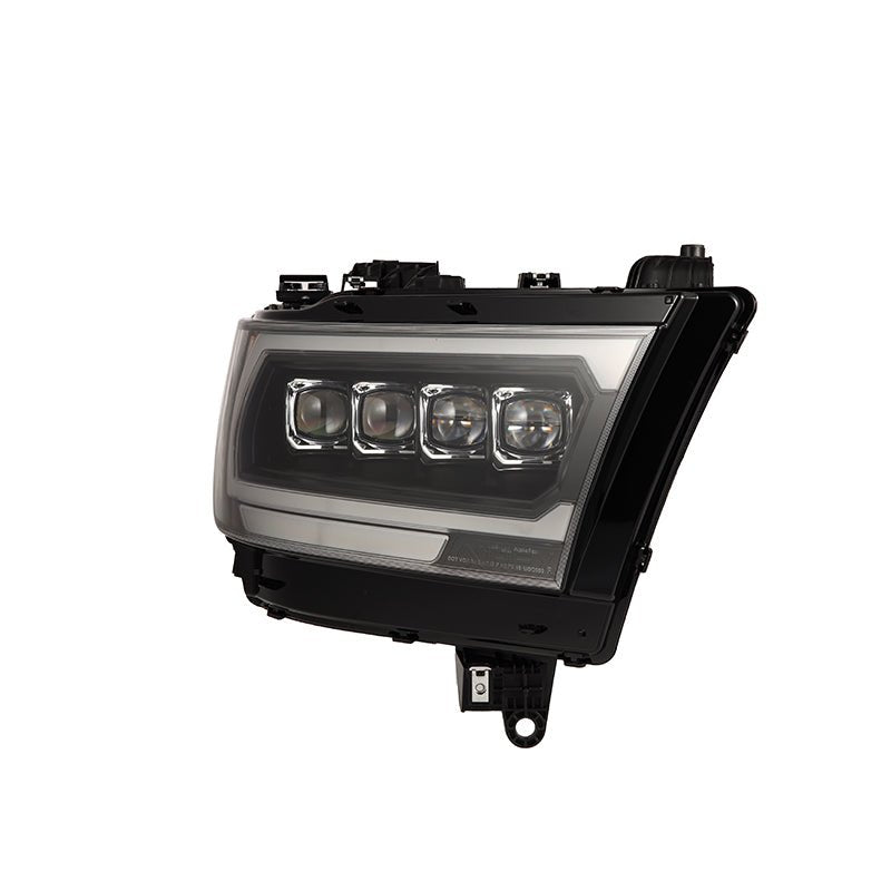 AlphaRex 880578 19-23 Dodge Ram 1500 (No Classic/Ltd/TRX) NOVA-Series Projector Headlights Black (Req. Converter)