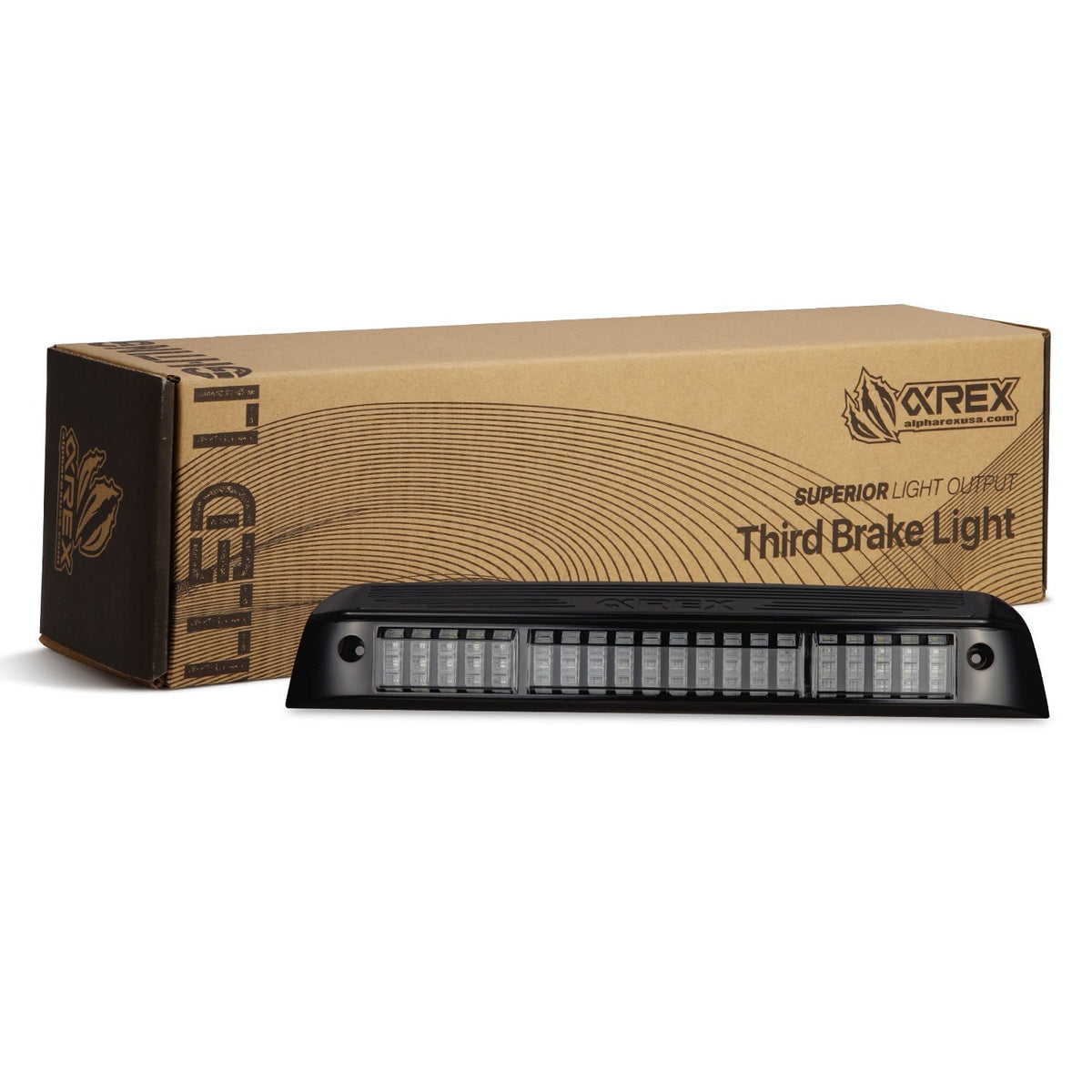 AlphaRex 220086 19-26 Dodge Ram 1500 LED 3rd Brake Light - Black