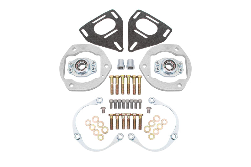 BMR 2016-2024 Chevy Camaro Caster Camber Plates - Black Hammertone