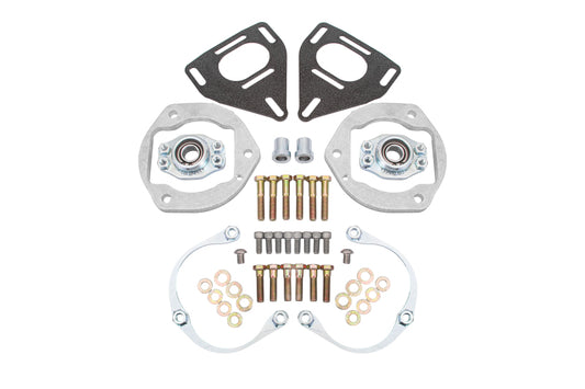 BMR 2016-2024 Chevy Camaro Caster Camber Plates - Black Hammertone