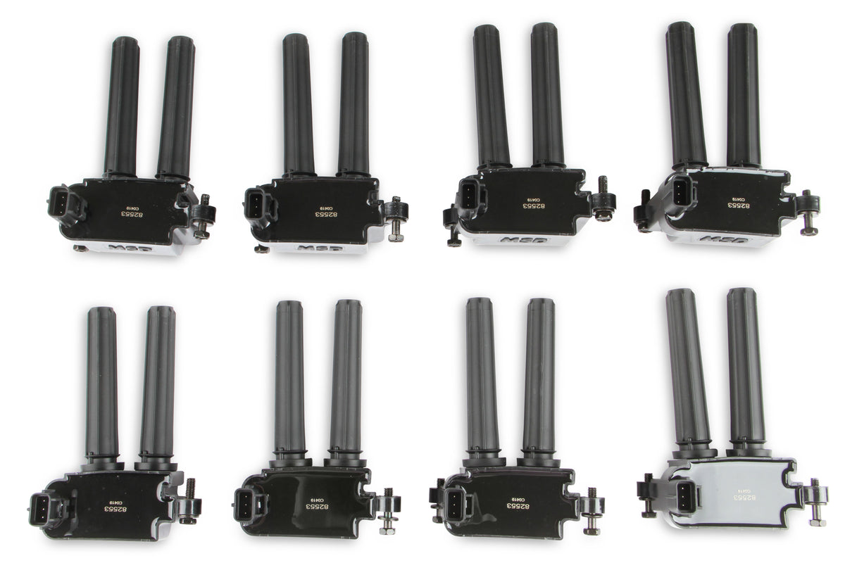 MSD 825583 Blaster Ignition Coil - Gen III for HEMI 05-24 - Black - 8-Pack 5.7/6.1/6.2/6.4