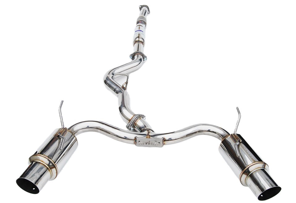 Invidia HS08STIGTP 08-14 Subaru STI 11-14 WRX Hatchback Dual N1 S.S.Tips Cat-Back Exhaust
