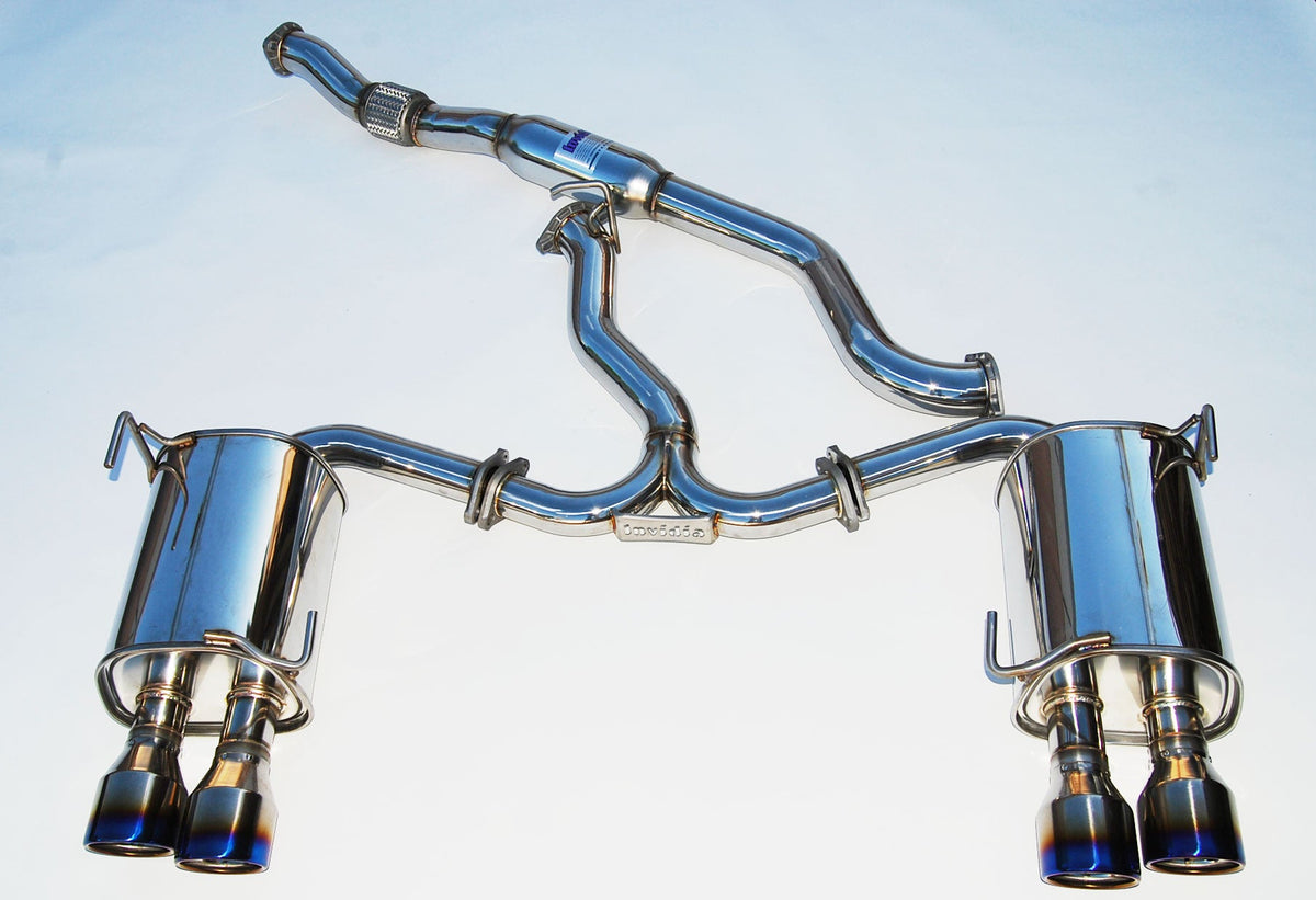 Invidia HS11STIG3T 11-14 Subaru WRX/STI Sedan Q300 Quad Titanium tip Cat-back Exhaust
