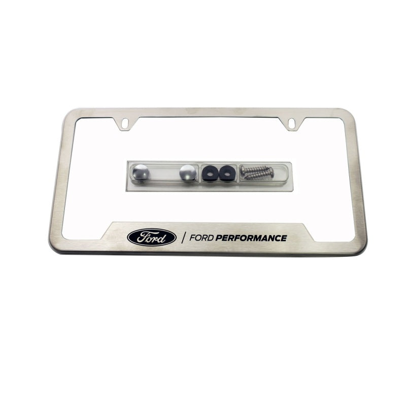 Ford Racing Stainless Steel for Ford Performance License Plate Frame
