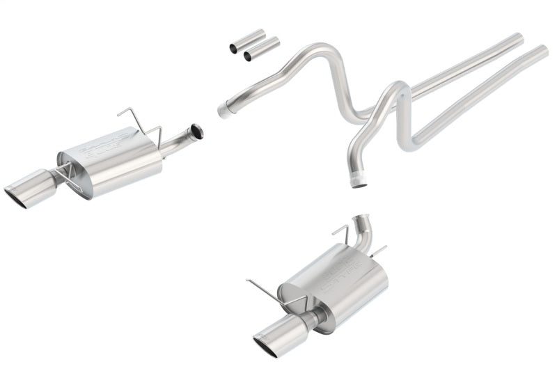 Borla 140375 2011 Ford Mustang 3.7L 6cyl 6spd RWD SS S-Type Catback Exhaust - #140375