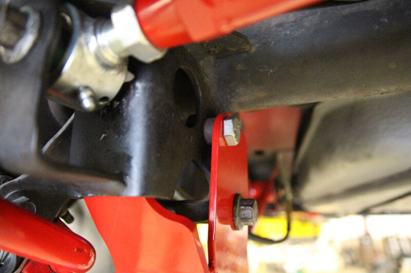 UMI Performance 1060-B Rear Control Arm Relocation Brackets Bolt-In Black