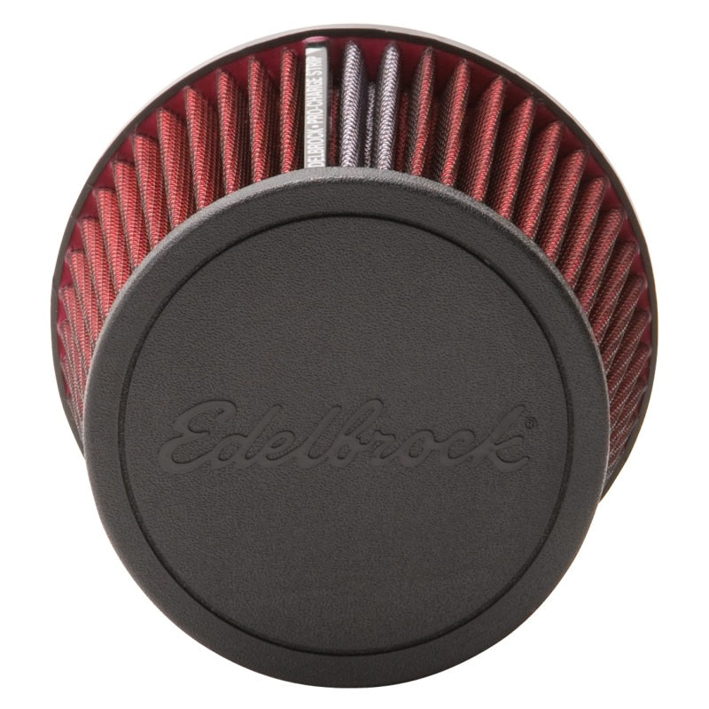 Edelbrock 43651 Air Filter Pro-Flo Series Conical 6.5 in Tall Red/Black