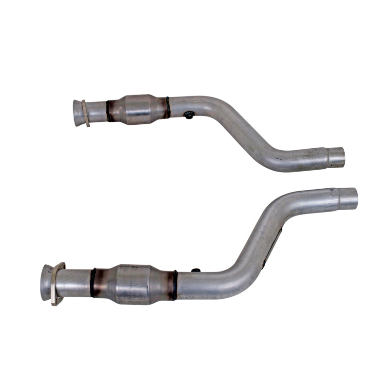 BBK Performance 1796 Short Mid X-Pipe with Catalytic Converters (2-3/4 in) for 2005-2008 Chrysler 300, Dodge Charger / Magnum (5.7L Hemi)