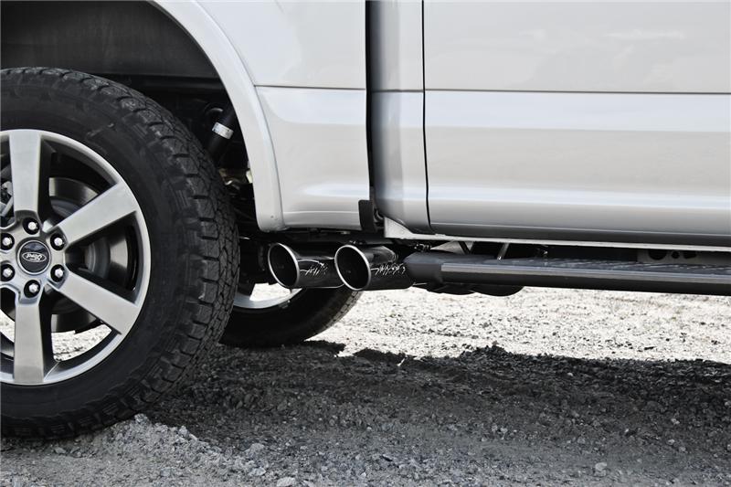 MBRP 15-16 Ford F-150 2.7L/3.5L/5.0L 3in Cat Back Pre-Axle Dual Exit ALU