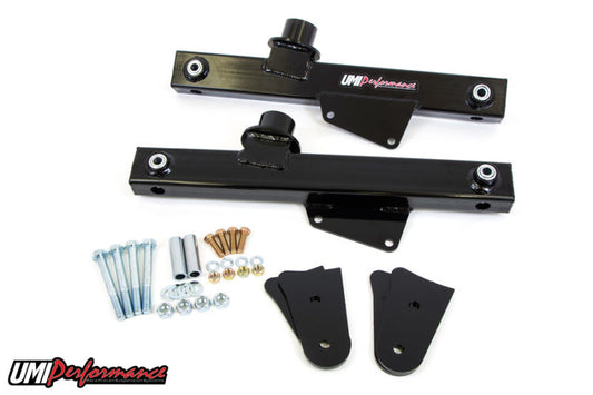UMI Performance 1026-B Rear Lift Bars Black for 1999-2004 Ford Mustang