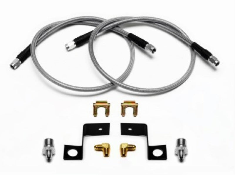 Wilwood Flexline Kit 30 inch -3 M10-1.0 IF 1/8 NPT 90 Degree - #220-14112