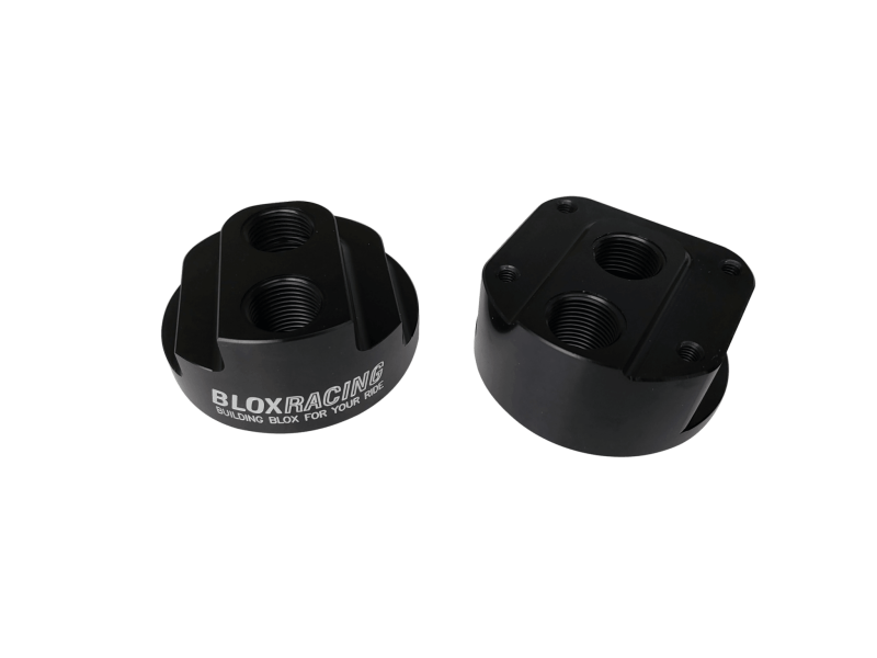 BLOX Racing Remote Oil Filter Relocation Kit - Black BXGA-00115-BK
