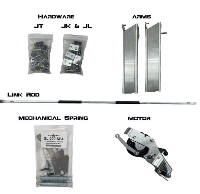 Rock Slide Engineering Rebuild Kit for Gen2 Step Sliders - JK 2.0 4D DRVR