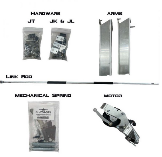 Rock Slide Engineering Rebuild Kit for Gen2 Step Sliders - JK 2.0 4D DRVR