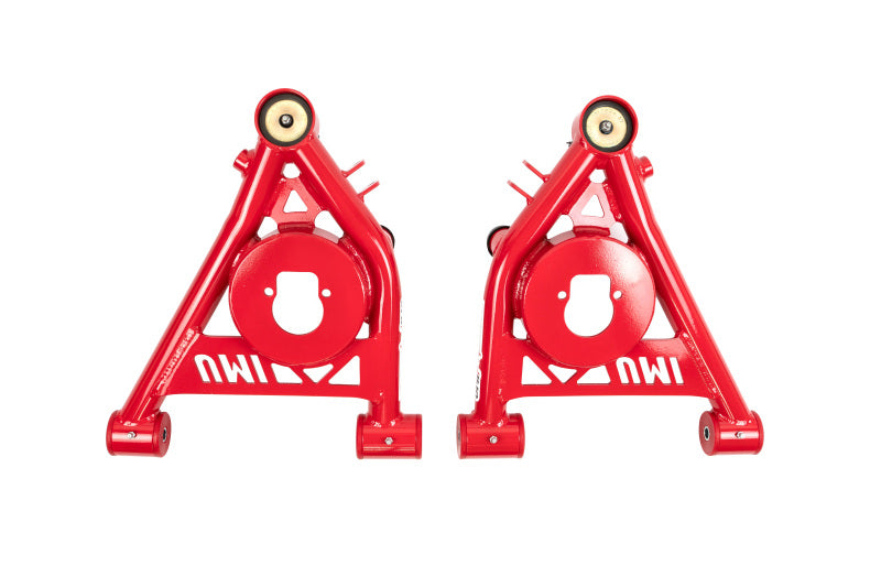 UMI Performance 3031-R Front Lower A-Arms Polyurethane Red for 1978-1988 G-Body