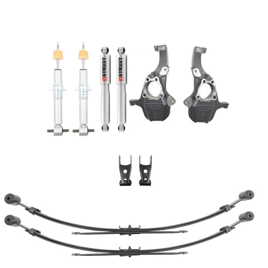Belltech Lowering Kit 2019+ for GM Silverado/Sierra 1500 - with SP Shocks