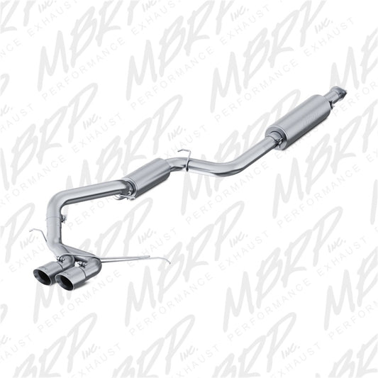 MBRP S4200AL Cat-Back Exhaust System - 2013-2018 Ford Focus ST 2.0L EcoBoost (Street) | Aluminized