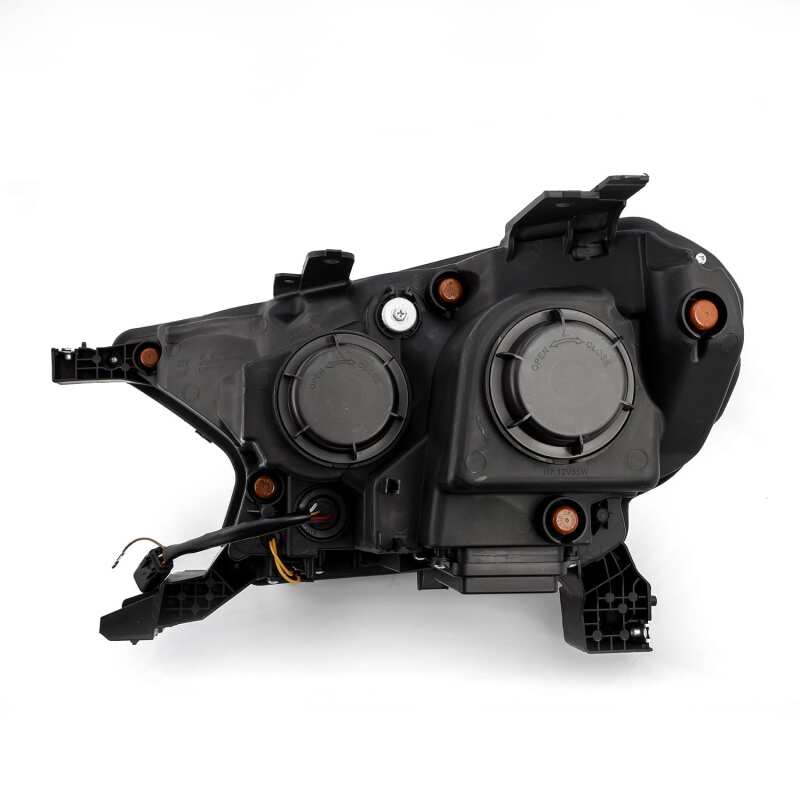 AlphaRex 880121 19-21 Ford Ranger LUXX LED Projector Headlights Plank Style Alpha Black w/Sequential Signal/DRL