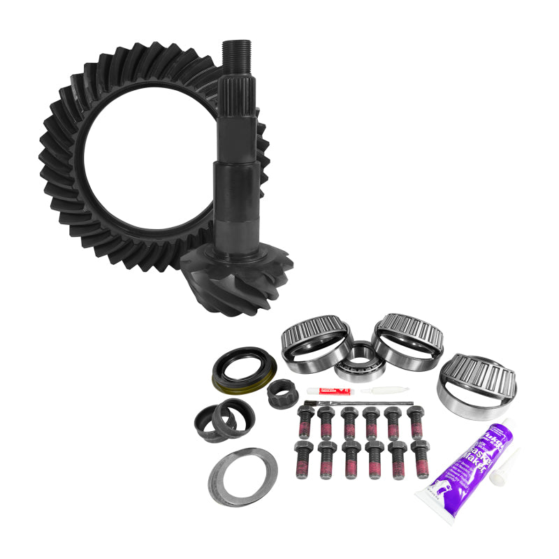 Yukon Gear & Axle YGK2107 11.5in AAM 4.11 Rear Ring & Pinion Install Kit 4.125in OD Pinion Bearing