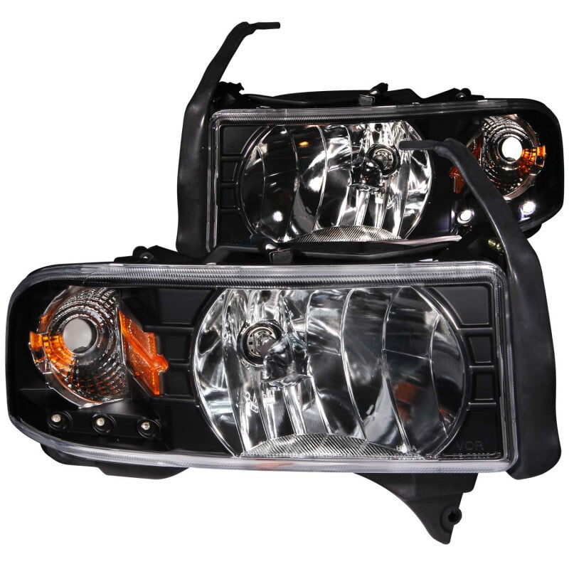 ANZO 1994-2002 Dodge Ram 2500 Crystal Headlights