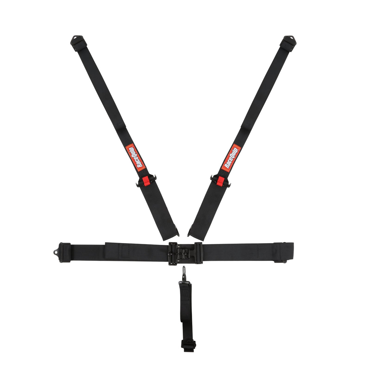 RaceQuip 717007 Black Latch & Link 5-Point Head & Neck Restraint Seat Belt