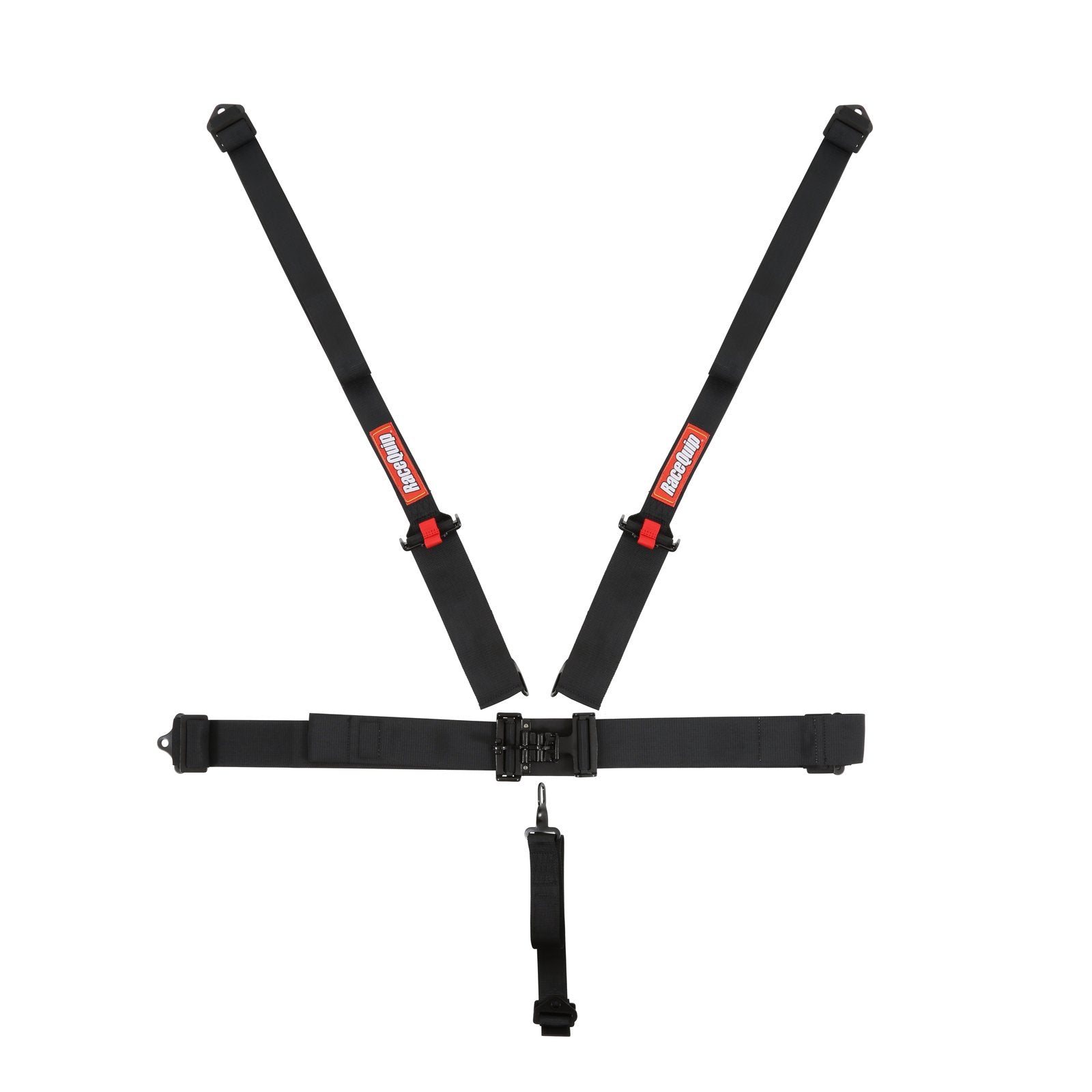 RaceQuip 717007 Black Latch & Link 5-Point Head & Neck Restraint Seat Belt