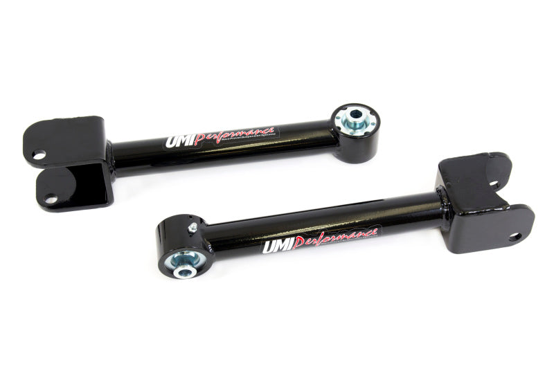 UMI Performance 4044-B Non Adjustable Upper Control Arms with Roto-Joint Black