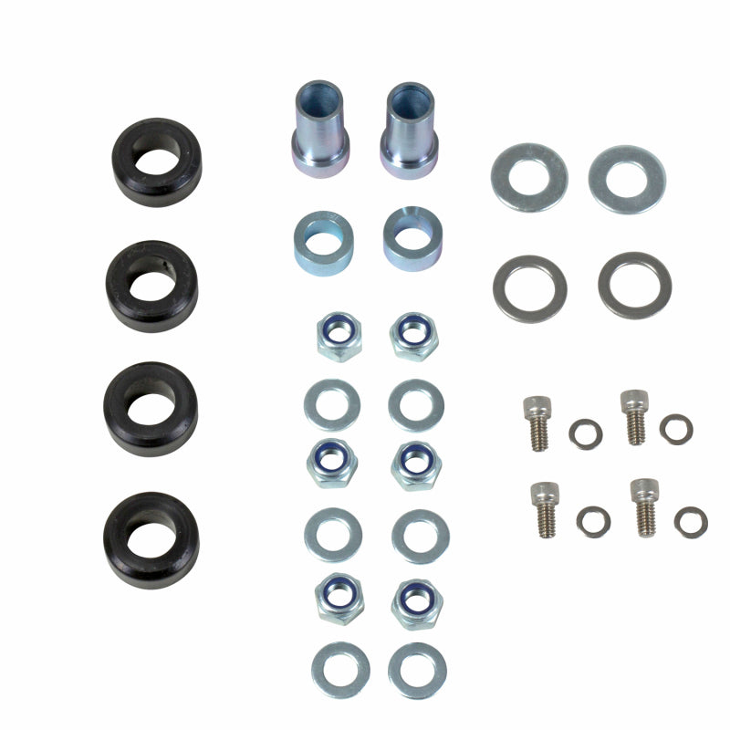 BBK Performance 2525 Caster Camber Plate Kit Silver Anodized for 1979-1993 Ford Mustang
