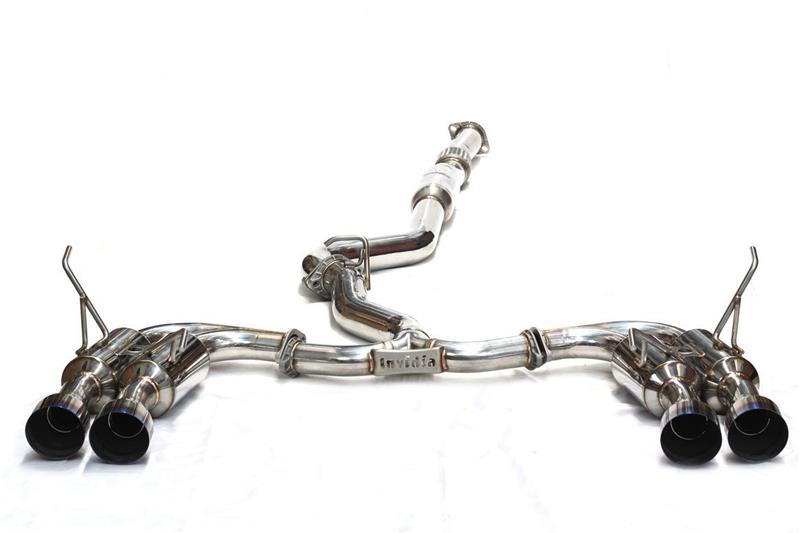 Invidia HS12SST7GM1ST 12-Up Subaru BRZ Toyota 86 Gemini R400 Titanium Tips Cat-back Exhaust